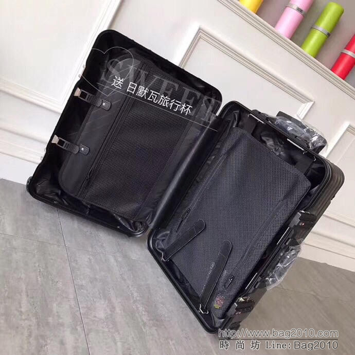 RIMOWA日默瓦 經典時尚 蒙口Moncler與Rimowa 攜手合作 Topas Stealth 系列 拉杆箱/拉箱 PC+鋁鎂合金 8019A款  xbt1049